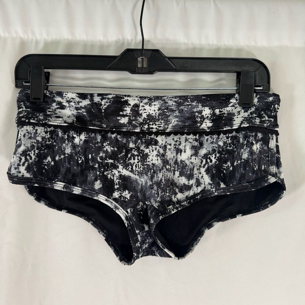 Athleta Swim Bottom Women's XS White Black Pull On Stretch Pool